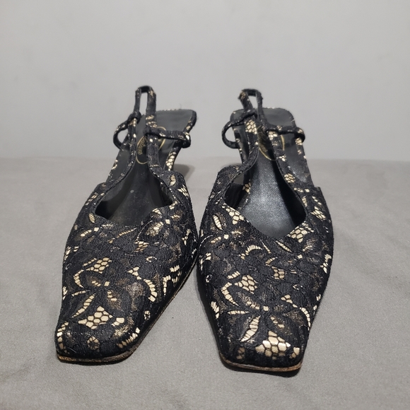 Browns Couture Lace patterned heels size 7.5 - Picture 11 of 13